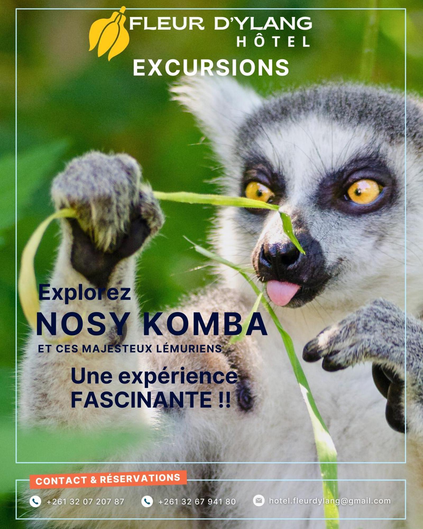 Hotel Fleurs D'Ylang Nosy-Be Exterior foto