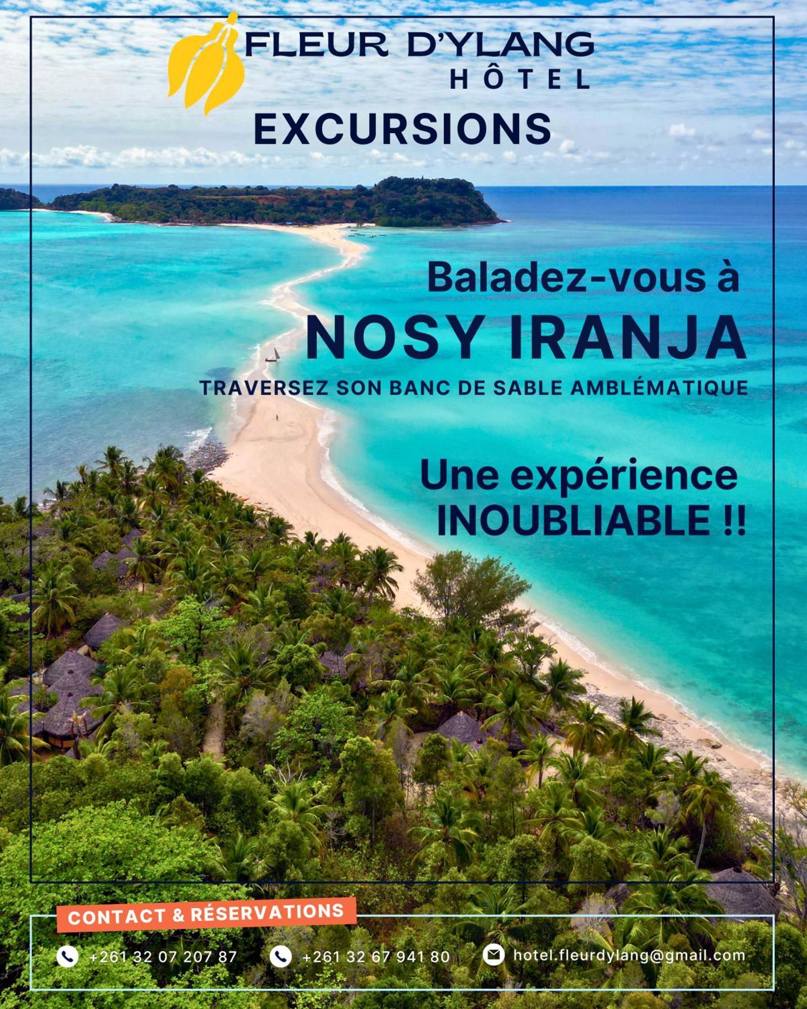 Hotel Fleurs D'Ylang Nosy-Be Exterior foto